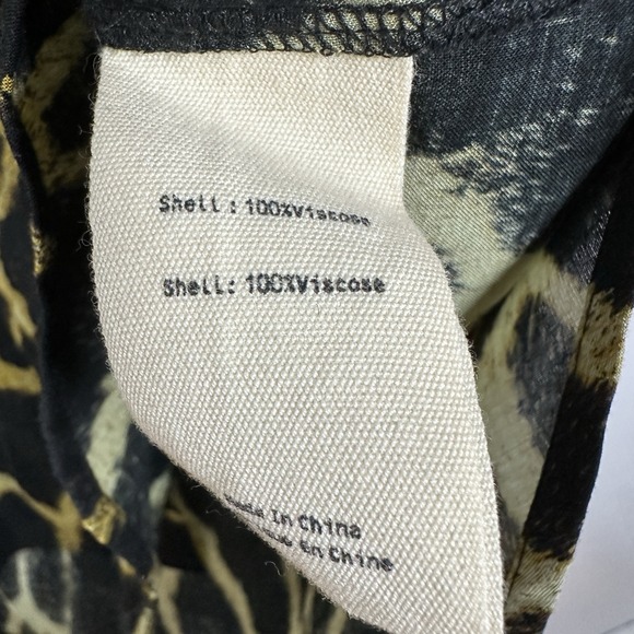 L'Agence Ryan 3/4 Sleeve Blouse Womens Small Sieanna Safari Classic Button Down - Picture 6 of 11